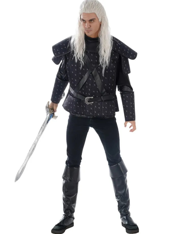 3tlg. Kostüm ''The Witcher'' in Schwarz