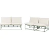 3-tlg Lounge Set PICO in Grün/Beige