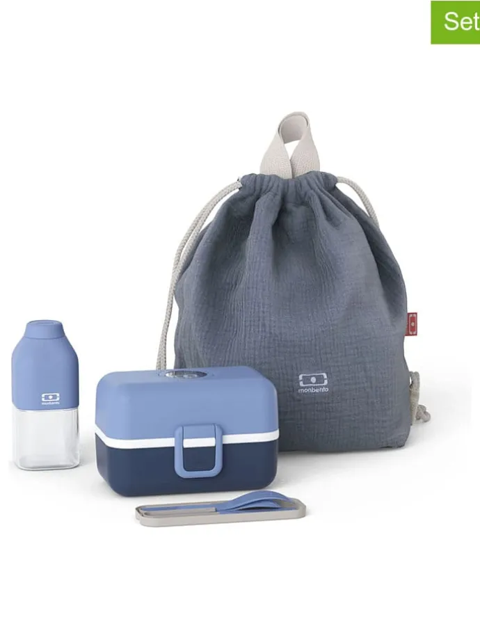 7tlg, Lunch-Set in Blau