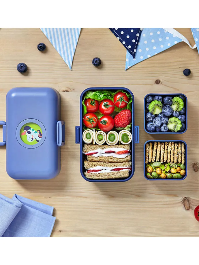 7tlg, Lunch-Set in Blau