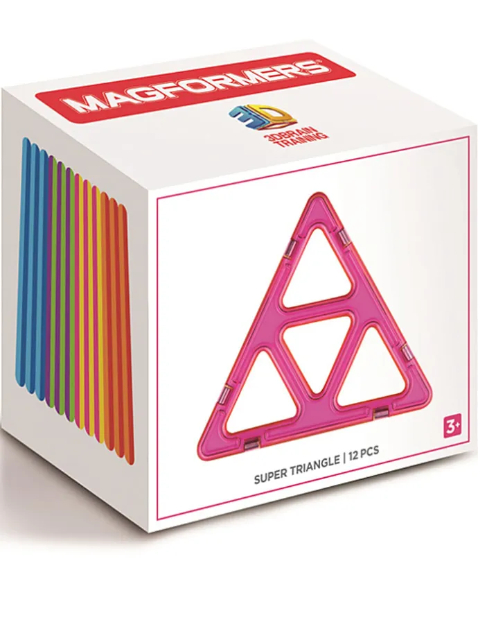 12tlg. Magnetspielset "Super Triangle" - ab 3 Jahren