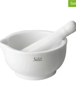 2tlg. Mörser-Set  in Weiß - Ø 10 cm