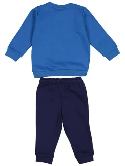 2tlg. Outfit in Blau/ Dunkelblau