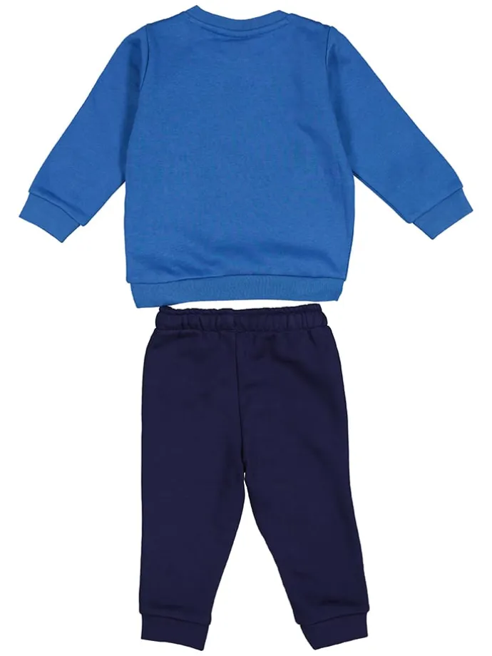 2tlg. Outfit in Blau/ Dunkelblau