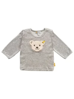 3tlg. Outfit in Grau/ Weiß