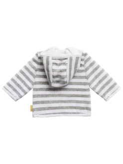 3tlg. Outfit in Grau/ Weiß