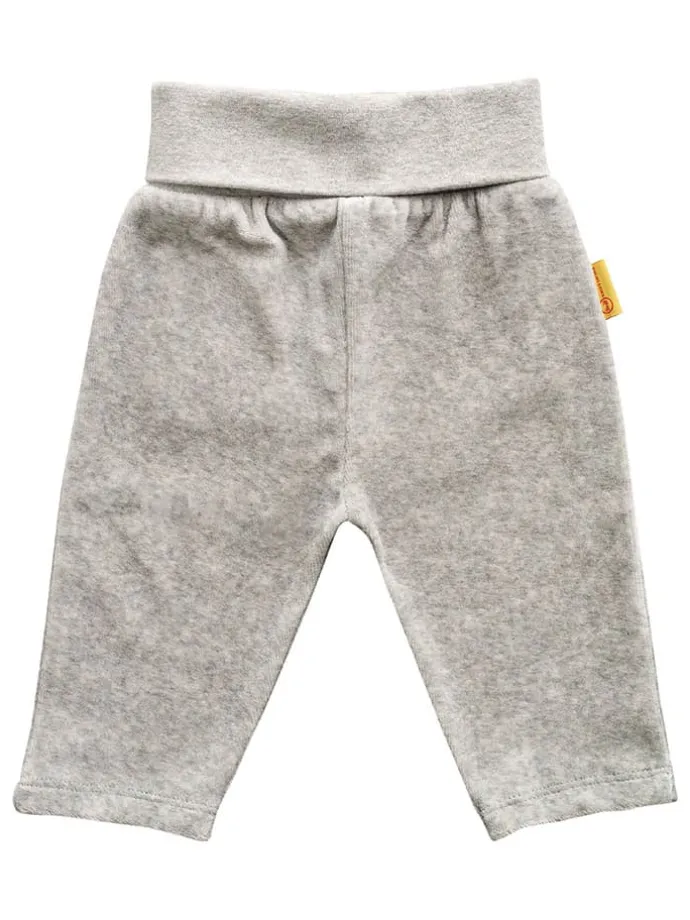 3tlg. Outfit in Grau/ Weiß