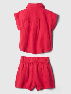 2tlg. Outfit in Rot