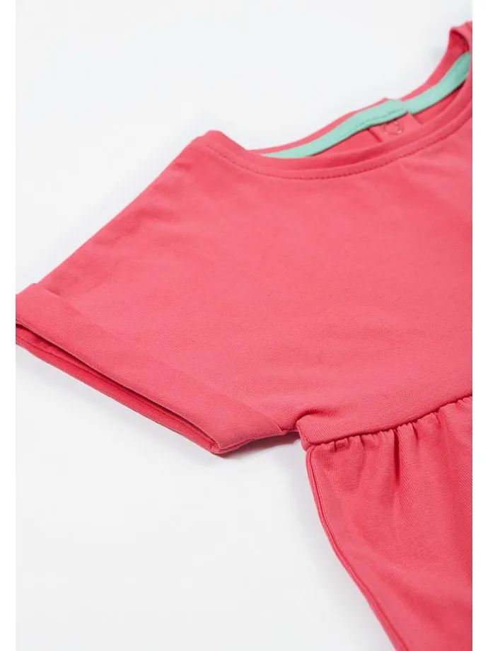 2tlg. Outfit "Iris" in Pink/ Hellblau