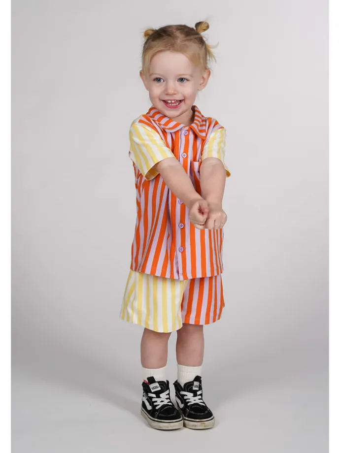 2tlg. Outfit "Jace" in Orange/ Gelb