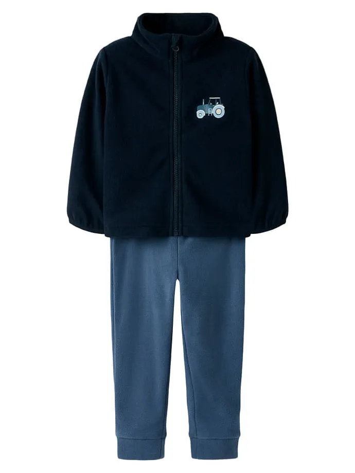 2tlg. Outfit "Spektra" in Dunkelblau/ Blau