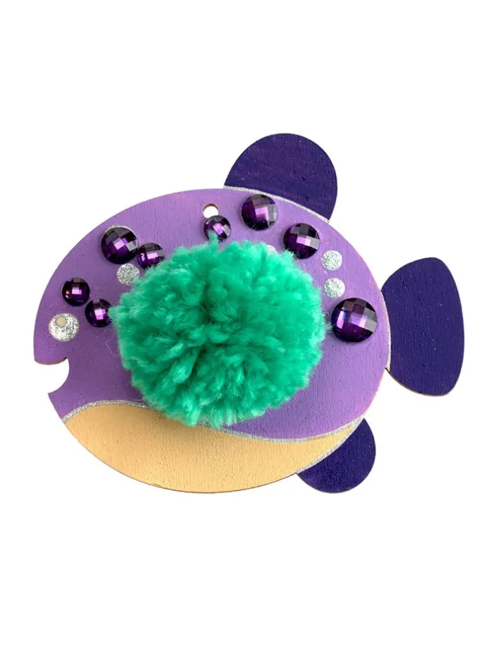 35tlg. Pompon-Fische - ab 3 Jahren