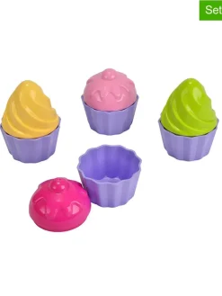 9tlg. Sandformen-Set "Cupcake" in Bunt - ab 10 Monaten