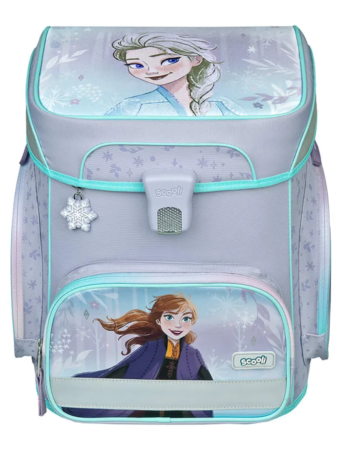 5tlg. Schulranzen-Set "EasyFit Frozen" in Hellblau