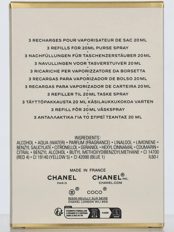 3tlg. Set: "Coco Mademoiselle" - 3 x EdT, je 20 ml
