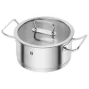 2tlg. Set: Edelstahl-Kochtopf ''Pro'' - 4,3 l