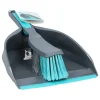 2tlg. Set: Handfeger in Grau/ Hellblau - (B)34 x (H)23 x (T)10,5 cm