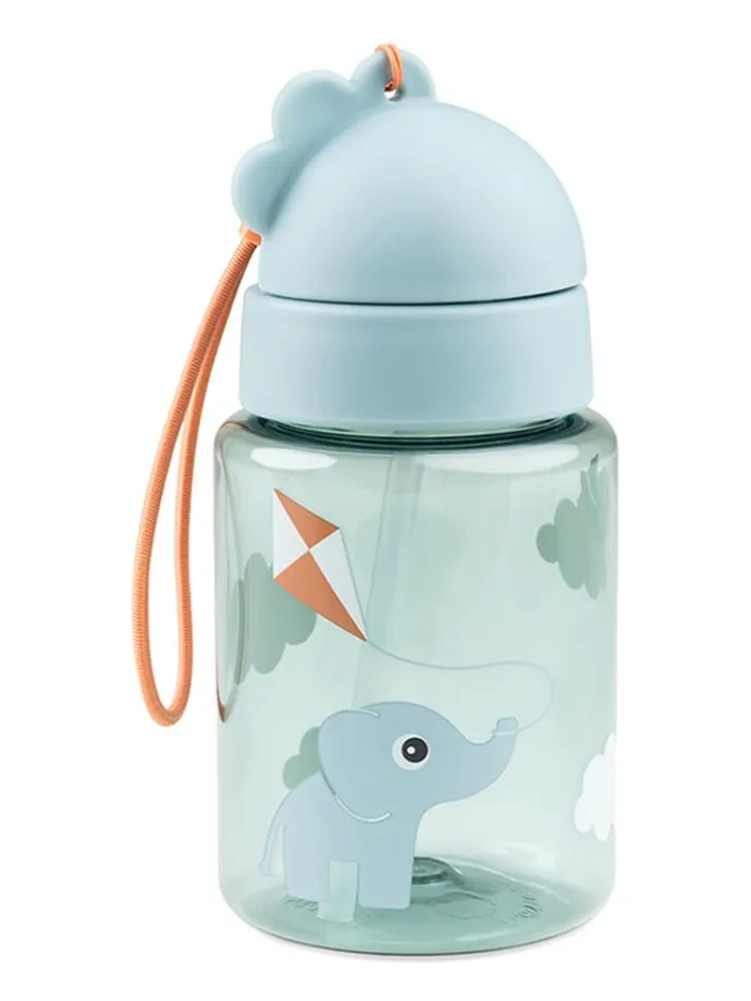 3tlg. Set: Lunchbox & Trinkflasche in Hellblau