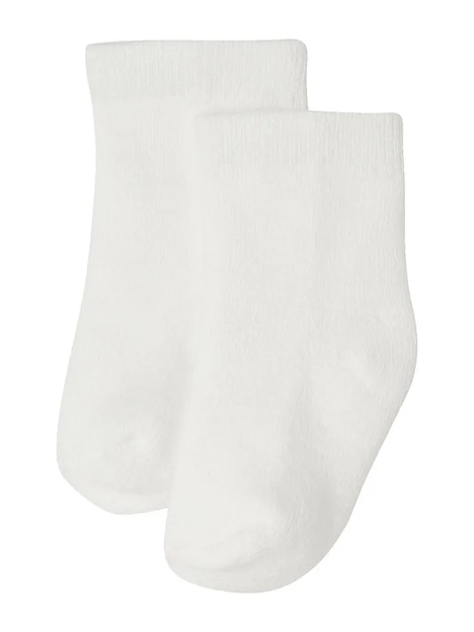 2tlg. Set: Schlafanzug und Socken in Weiß/ Bunt