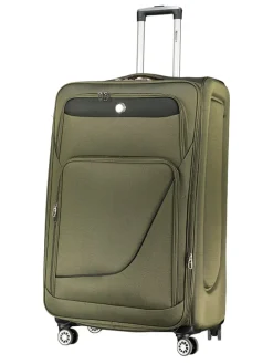3tlg. Softcase-Trolleyset "Show" in Khaki