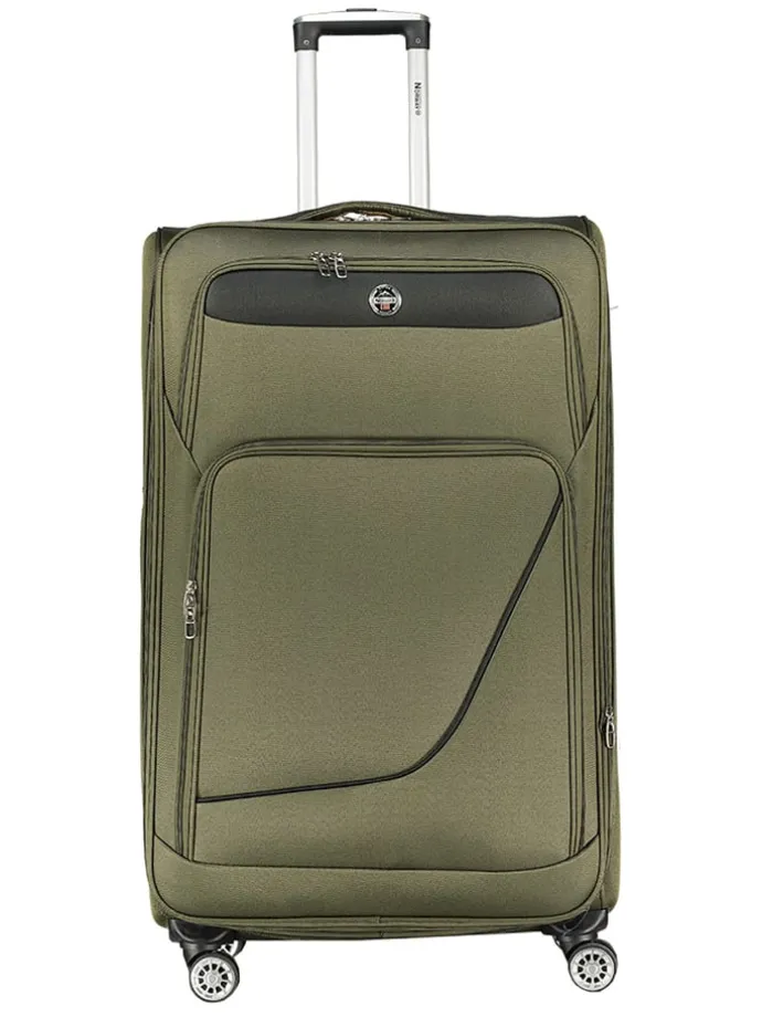 3tlg. Softcase-Trolleyset "Show" in Khaki