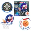 3tlg. Spielset "Darts & Basketball" - ab 3 Jahren