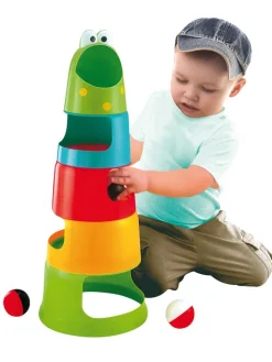 8tlg. Stapelpyramide "Rollbahn" - ab 12 Monaten