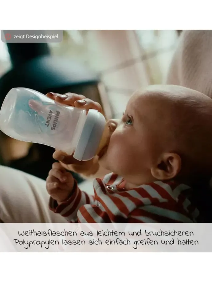 4-tlg. Starter-Set Natural Response - 2 PP-Flaschen in weiss