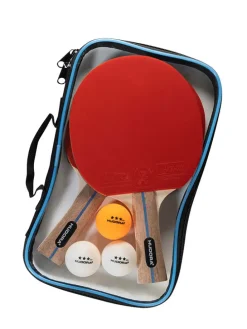 6tlg. Tischtennis-Set "Game" in Bunt