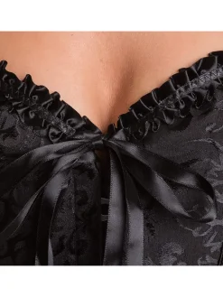 2tlg. Wäsche-Set in Schwarz