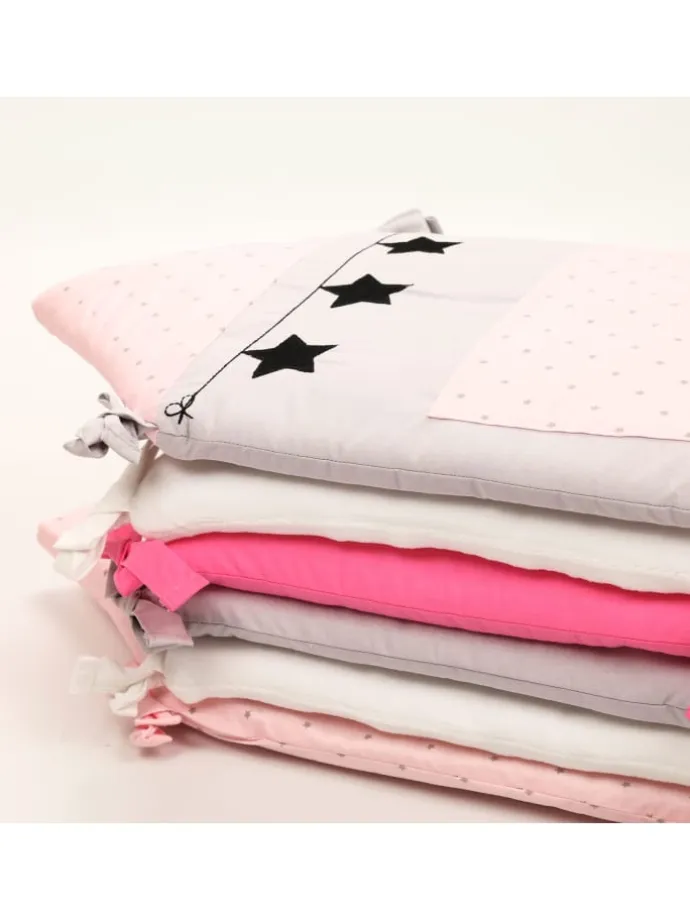 6tlg.-Set: Nestchen "EINHORN" in Rosa - (L) 30 x (B) 30cm