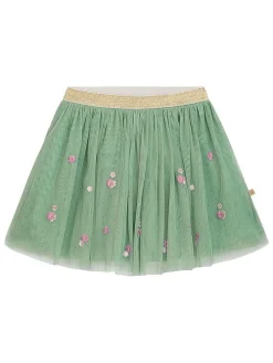 Tüllrock "Cataleya" in Grün/ Gold/ Rosa