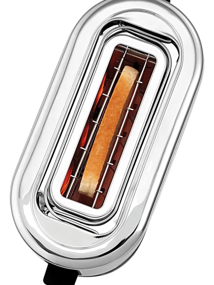 Toaster "KüchenMinis" in Silber/ Schwarz