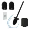 Toilettenbürste in Schwarz - (B)9,5 x (H)40 x (T)10 cm