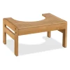 Toilettenhocker in Natur - (B)42 x (H)21 x (T)30 cm