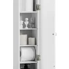 Toilettenpapier Schrank in Weiß