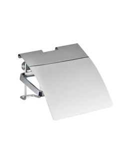 Toilettenpapierhalter in Silber - (B)13 x (H)9 x (T)12,5 cm