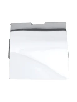 Toilettenpapierhalter in Silber - (B)13 x (H)9 x (T)12,5 cm