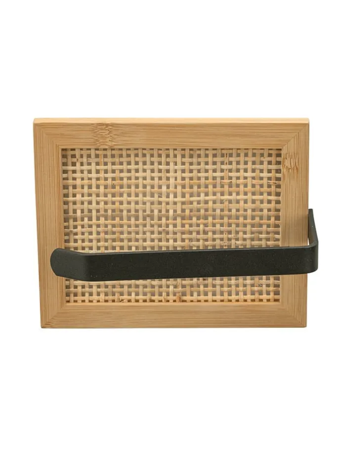 Toilettenpapierhalter in Hellbraun - (B)15 x (H)12 x (T)6,5 cm