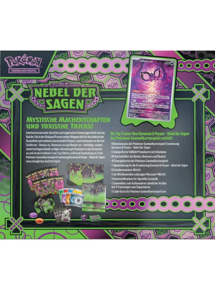 Top-Trainer-Box Infamomo | Pokemon | Sammel-Karten Kollektion deutsch