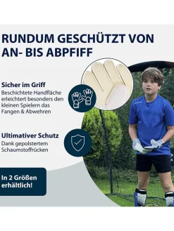 Torwarthandschuhe in Grau