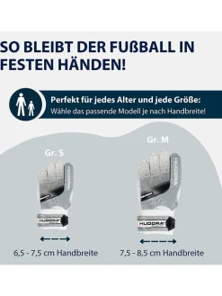 Torwarthandschuhe in Grau