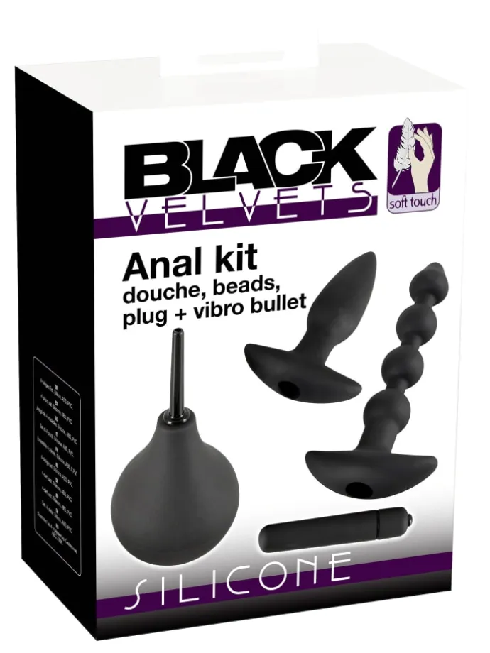 Toy Set Anal Kit in schwarz