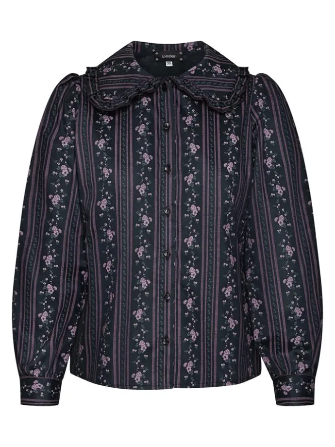 Trachtenbluse "Chloe" in Schwarz