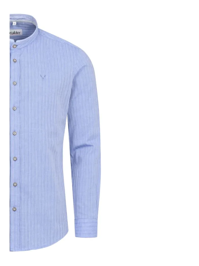 Trachtenhemd Patrick in Blau