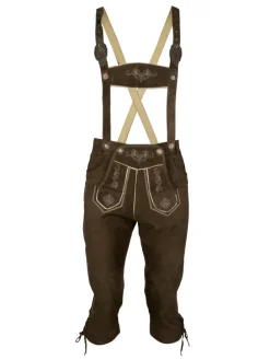 Trachtenlederhose FRANZBERG in braun