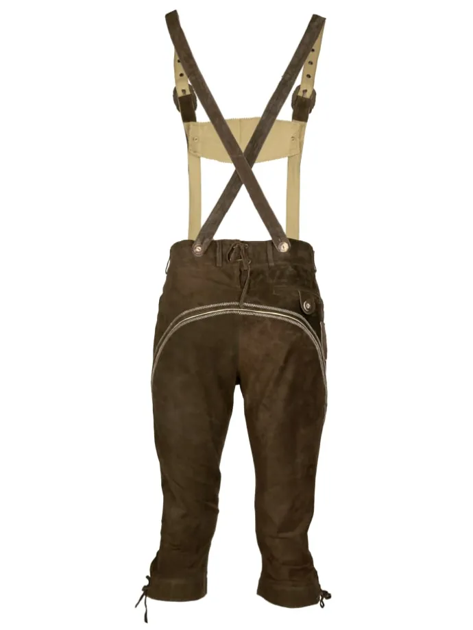 Trachtenlederhose FRANZBERG in braun