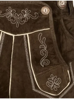 Trachtenlederhose FRANZBERG in braun