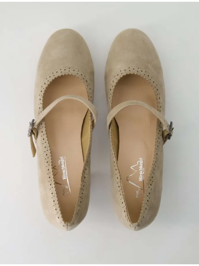 Trachtenschuhe in Beige