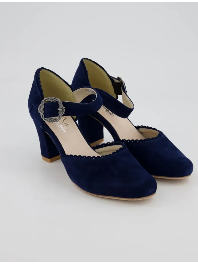 Trachtenschuhe in Blau